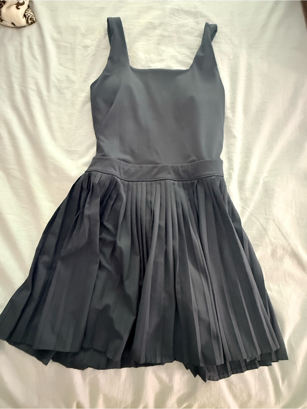 Target Navy Blue Pleated Tank Dress